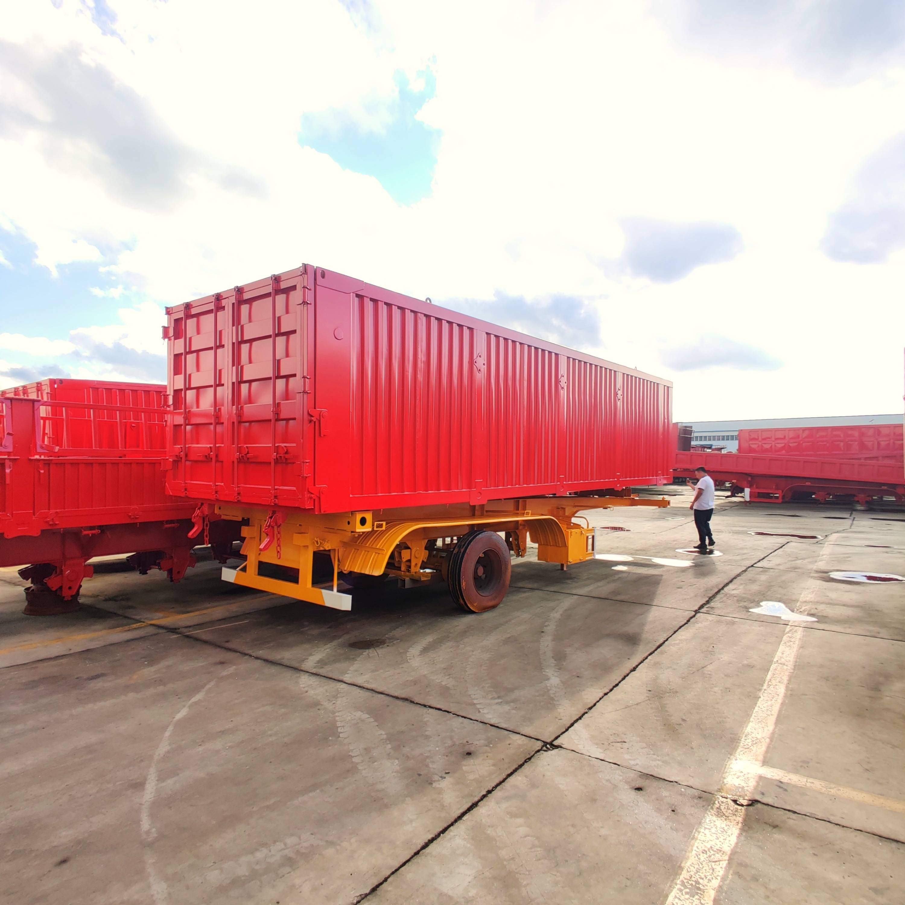 轻量化骨架自卸半挂车 高效运输的革新力量